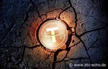 Hedgefonds haben massiv den Stablecoin Tether (USDT) geshorted - BTC-ECHO | Bitcoin & Blockchain seit 2014