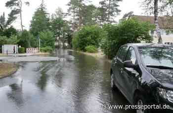 FW Celle: Wasserrohrbruch in der Händelstraße