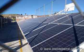 Instalarán paneles solares en pozos de comunidades rurales - El Sol de Parral