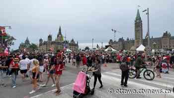 Celebrations, protests take place on Canada Day in Ottawa