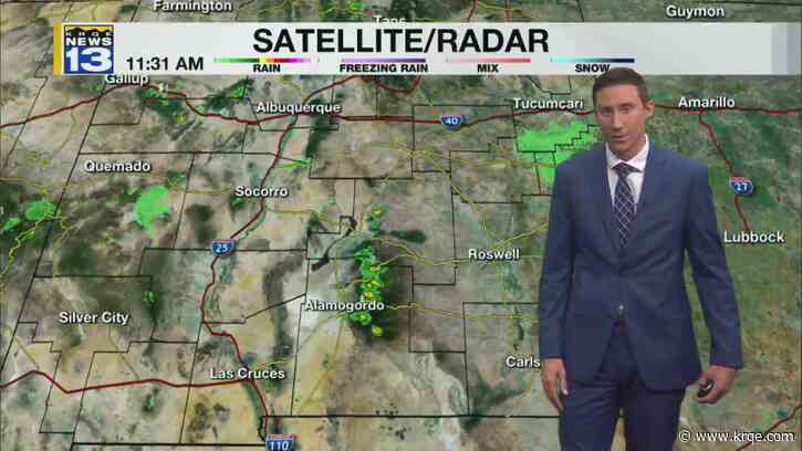 Scattered storms developing Friday