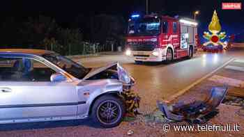 Scontro tra due auto a Roveredo in piano: un ferito - Telefriuli
