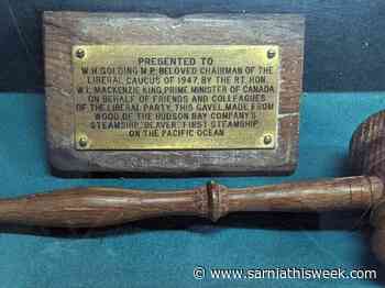 Reflections: The treasured gift of a gavel | Sarnia & Lambton County This Week - Sarnia and Lambton County This Week