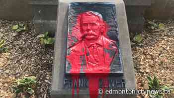 Frank Oliver plaque permanently removed by City of Edmonton - CTV News Edmonton