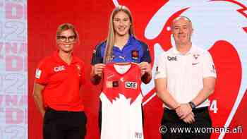 Champagne Ham: Gun Victorian snapped up by Sydney with No.1 pick - AFLW