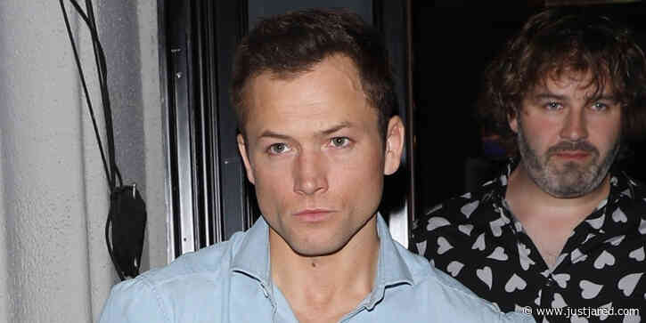 Taron Egerton Grabs Dinner with Friends During a Night Out in L.A.
