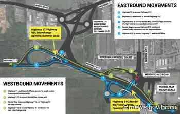 New interchanges to improve local, commercial travel in Delta | BC Gov News - BC Gov News