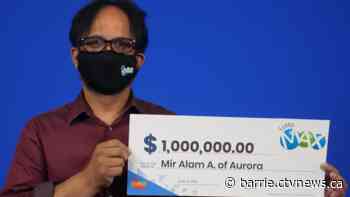 Aurora lottery player wins $1 million - CTV News Barrie