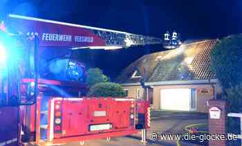 Feuerwehr löscht Hausbrand in Versmold - Die Glocke