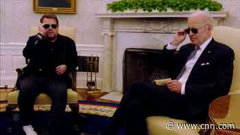 James Corden works at the White House for a day