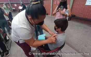 Tercer día de vacunación infantil en UVM - El Heraldo de Chihuahua