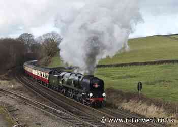 Steam locomotive to pass through Exeter this Saturday - RailAdvent - Railway News