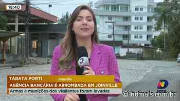 Armas e munições de agência bancária são roubadas em Joinville - ND Mais
