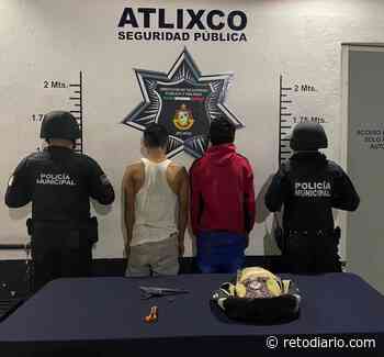 Seguridad pública de Atlixco detiene diversos sujeto por el delito de robo y portación de arma de fuego - Reto Diario