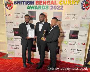 Coseley curry house Chutney wins best restaurant award | Dudley News - Dudley News