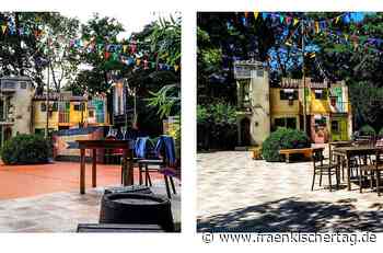 Alfred-Brunnen Coburg: Wie Bühnentechniker die Szenerie in wenigen Stunden verwandeln. - Fränkischer Tag