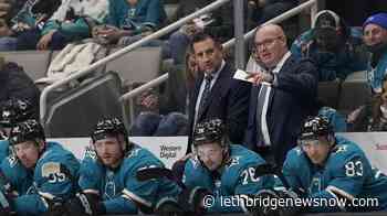 San Jose Sharks fire coach Bob Boughner, assistants - Lethbridge News Now