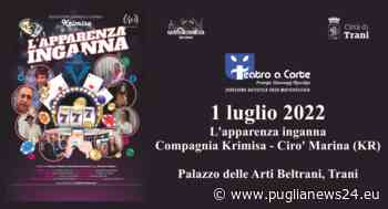 Trani, “Teatro a Corte”: il primo luglio nuovo appuntamento - Puglia News 24