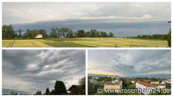 Unwetter am Donnerstag (30.6.2022): So ist die Lage im Landkreis Rosenheim, Traunstein, Mühldorf, Altötting... - rosenheim24.de
