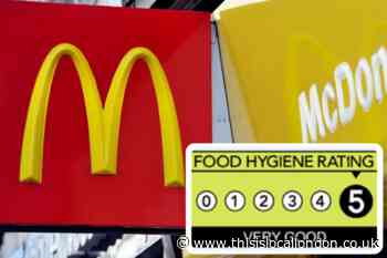 Hygiene ratings for every McDonald's in Bromley