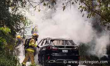 Stolen car set on fire near Markham recreation trail: police - yorkregion.com