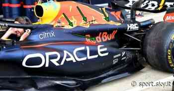 Formula 1, GP Silverstone. Red Bull, spunta un "vassoio" nel cofano motore. VIDEO - Sky Sport