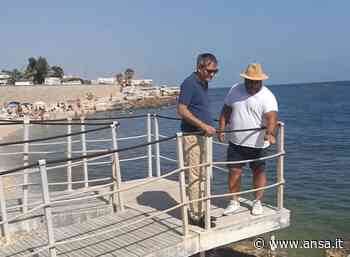 Bisceglie- Spiaggia libera attrezzata per persone con disabilità - ANCI Puglia - Agenzia ANSA