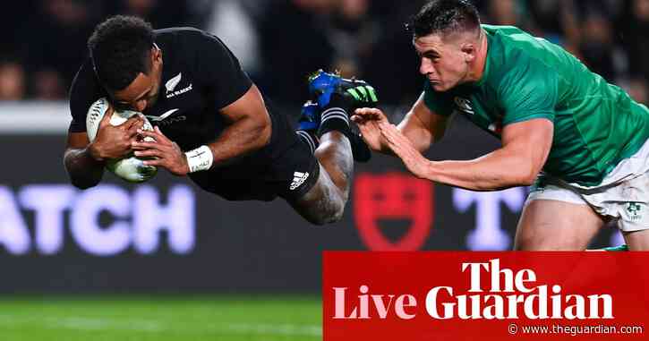 New Zealand 42-19 Ireland: first rugby union Test – as it happened