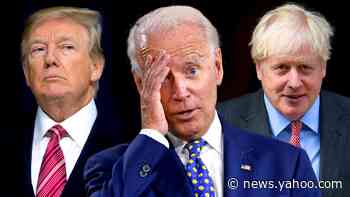 President Biden mocks Donald Trump and praises Boris Johnson - Yahoo News