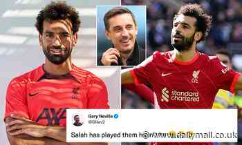 Mohamed Salah has 'played' Liverpool over new deal worth nearly £400,000 a week claims Gary Neville