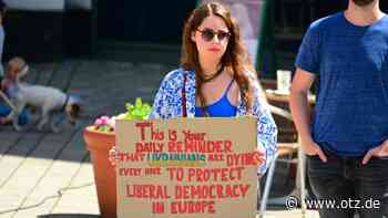 150 Teilnehmer bei Demo gegen Krieg in der Ukraine – Zwischenfall zu Beginn