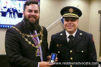 Penhold fire chief awarded medal for 12 years of service – Red Deer Advocate - Red Deer Advocate