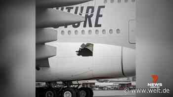 Emirates flog mit einem A380 von Dubai nach Australien – mit großem Loch im Rumpf