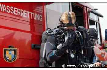 FW-MH: Hilflose Person im Wasser - Ersthelfer retten Person aus der Ruhr