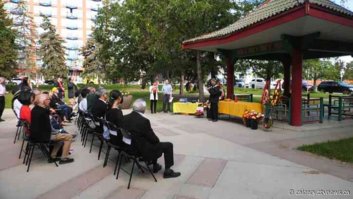 Community pays tribute to Chinese railroad workers