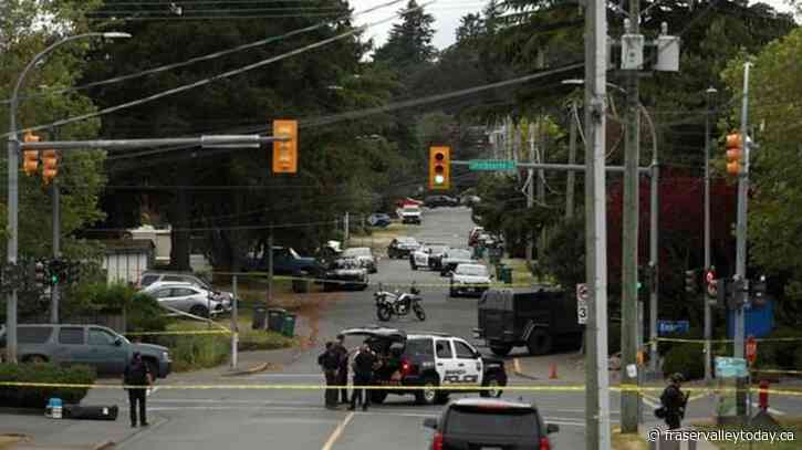Woman held hostage during B.C. bank shooting experiencing roller-coaster of emotions