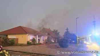 Feuer: Einfamilienhaus brennt in Gardelegen -Schaden: 200.000 Euro - Volksstimme