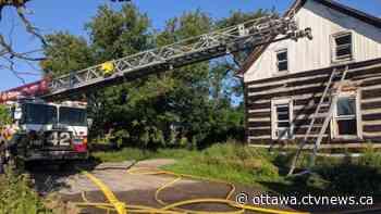 Ottawa firefighters battle blaze at abandoned home on March Road - CTV News Ottawa