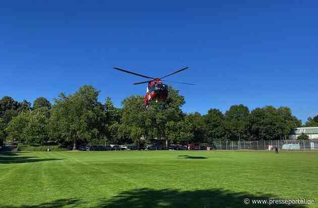 FW-EN: Rettungshubschrauber landete am Bleichstein: Notärztin per Hubschrauber zugeführt - Zwei Notfälle gleichzeitig in der Innenstadt