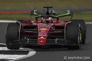 Leclerc, con problemas de motor en los Libres 2 de Gran Bretaña - SoyMotor.com