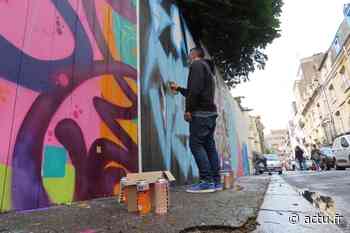 Le festival de graffitis investit la rue Robbe à Dieppe - Les Informations Dieppoises