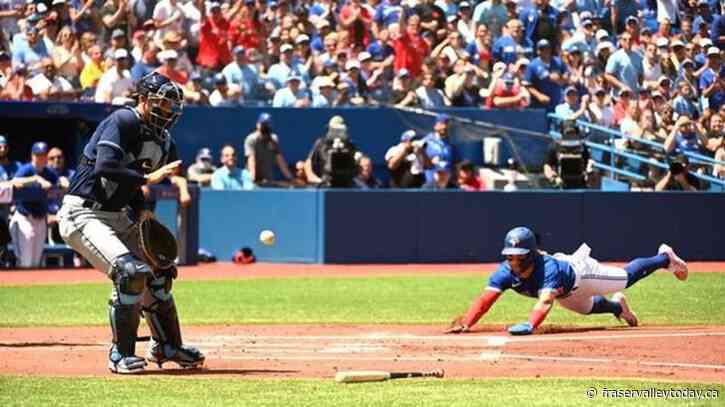 Paredes, Franco lift Rays over Blue Jays 6-2 in first game of doubleheader