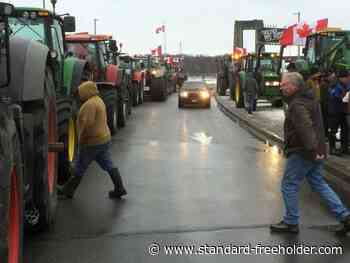 Protest slows exit from Cornwall port of entry - Cornwall Standard-Freeholder