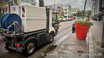 Neu-Ulm: Wieso ein Stadt-Mitarbeiter nach dem Regen die Pflanzen gießt | Neu-Ulmer Zeitung - Augsburger Allgemeine