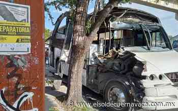 Choque entre Ruta 7 y 13 deja más de diez heridos en Cuernavaca - El Sol de Cuernavaca