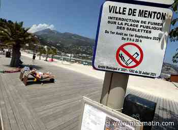 Une plage de Menton labellisée "sans tabac" - Nice matin