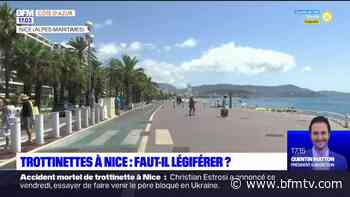 Trottinettes à Nice: faut-il légiférer? - BFMTV