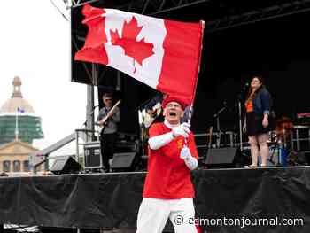 'It means so many different things': Crowds return to Alberta legislature grounds to mark Canada Day - Edmonton Journal