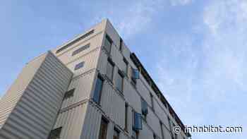 The tallest shipping container structure in the nation... - Inhabitat