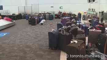 This man arrived from Calgary 16 days ago. He is still looking for his bags at Toronto Pearson airport